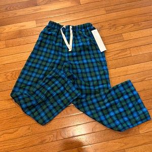 NWT Boys Plaid Flannel Pajama Bottoms
